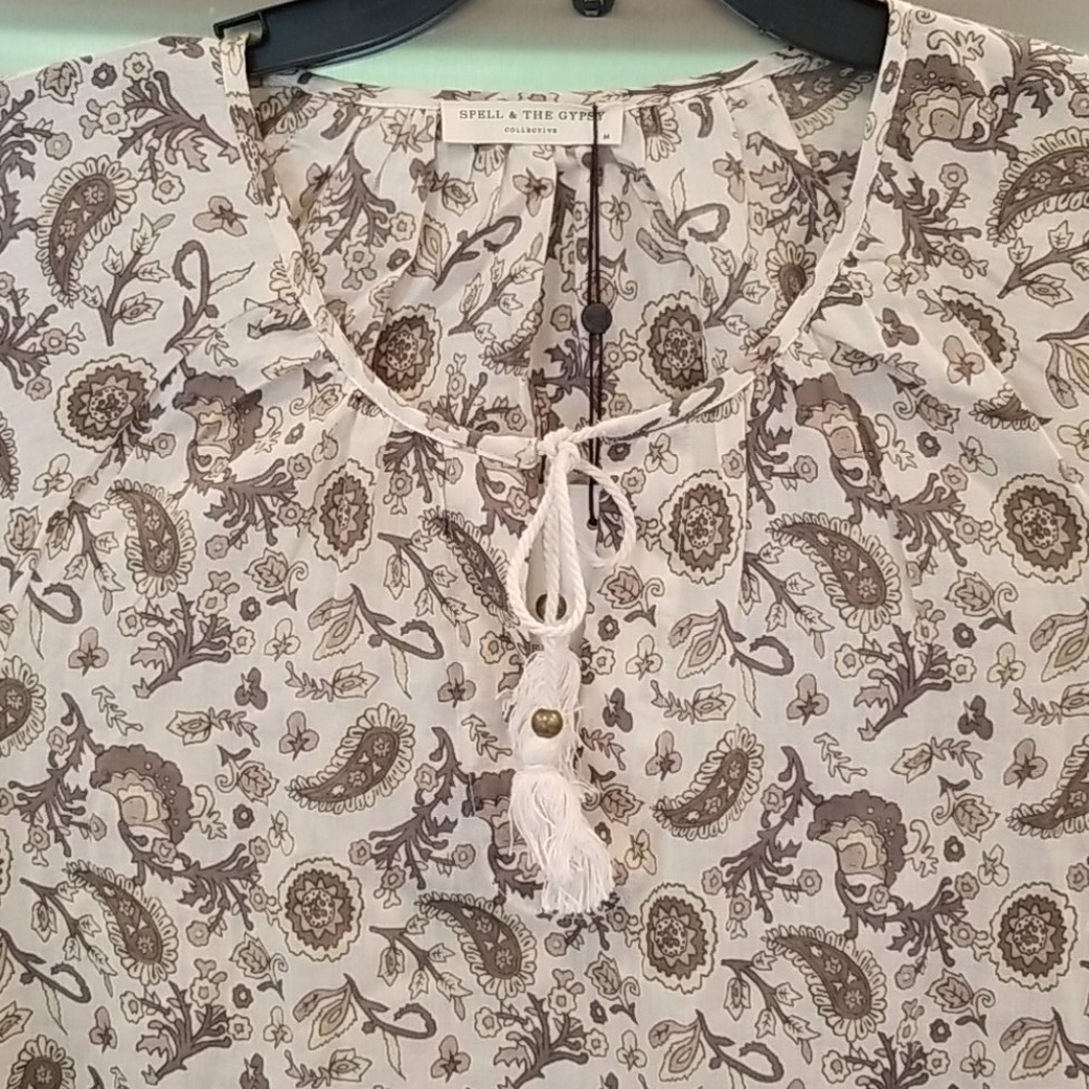 ๐SPELL & THE GYPSY๐ Journey Boho Dress ~ Ash Medium M NWT - Picture 12 of 16